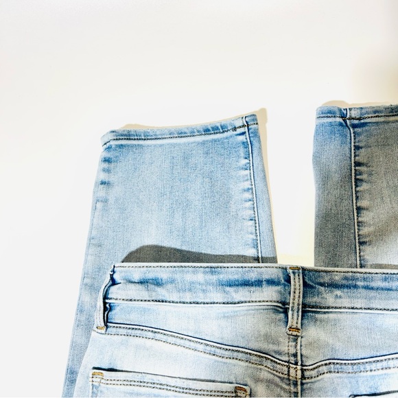 Athleta jeans Sculptek High Rise jeggings light wash stretchy women size 4 - Picture 10 of 13